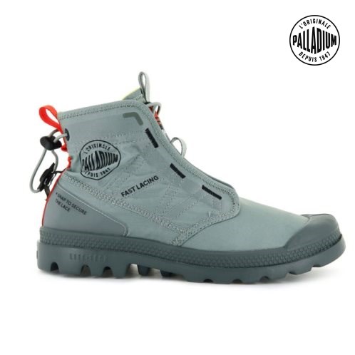 Bottes Palladium Pampa Travel Lite Femme Grise | FR XBL360E